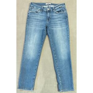 Mavi Emma Petite Slim Boyfriend Cut Blue Denim Jeans Women's Size 27